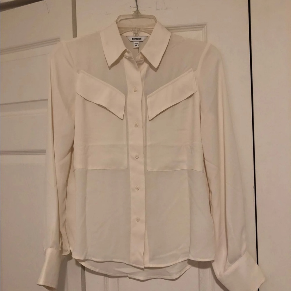 Express button down blouse